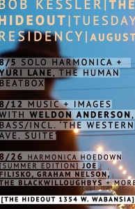 hideout residency poster